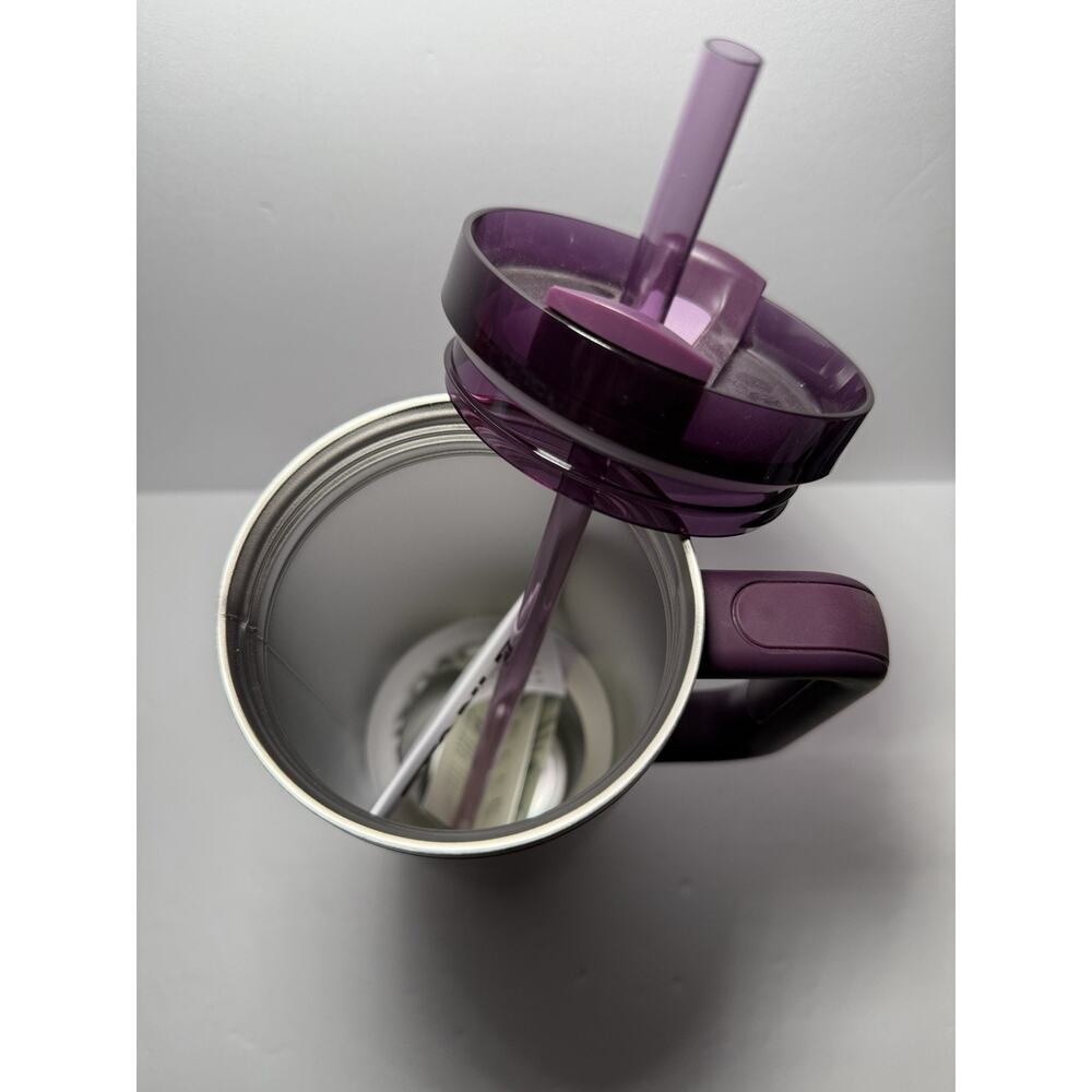 Stanley Classic HAMMERTONE LILAC PURPLE 40oz Flowstate Quencher Tumbler BNWT - Picture 6 of 6